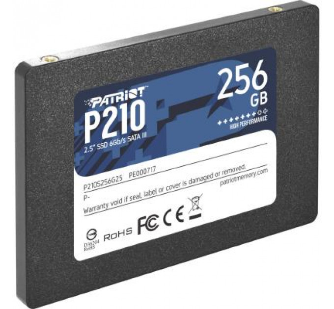 Накопичувач SSD 2.5" 256GB Patriot (P210S256G25)