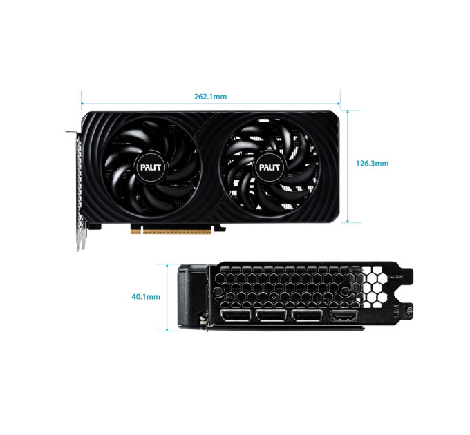 Palit Відеокарта GF RTX 5060 8GB GDDR7 Dual Palit (NE75060019P1-GB2063D)