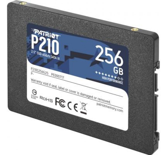 Накопичувач SSD 2.5" 256GB Patriot (P210S256G25)