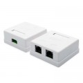 Atcom Комп'ютерна розетка Atcom RJ45 x2 UTP cat.6 (60252)