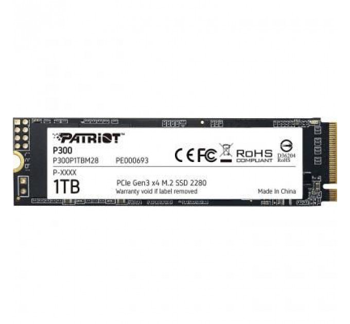 Накопичувач SSD M.2 2280 1TB Patriot (P300P1TBM28)