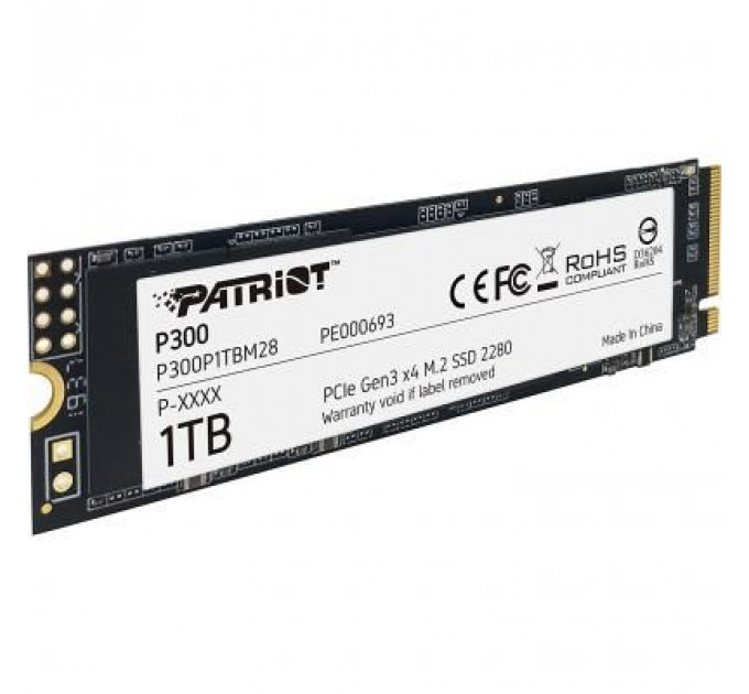 Накопичувач SSD M.2 2280 1TB Patriot (P300P1TBM28)
