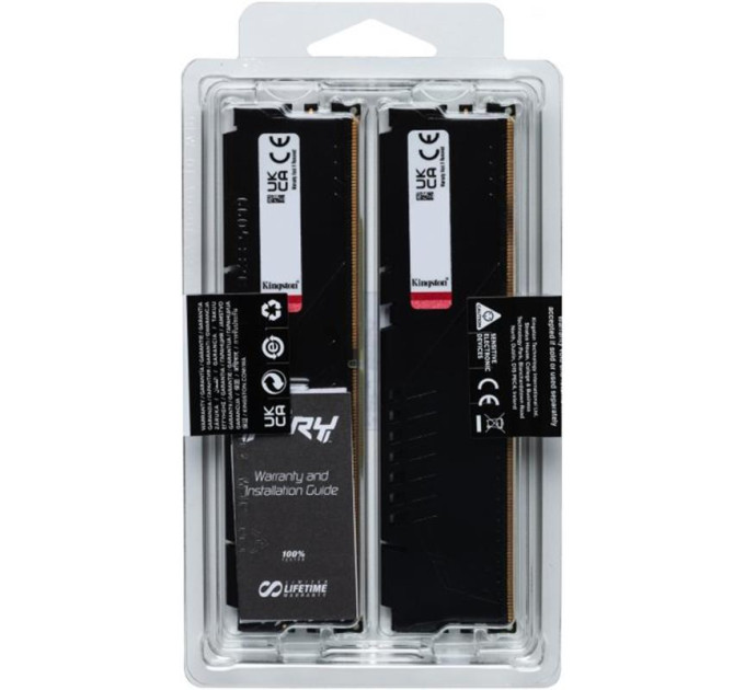Kingston Модуль пам`яті DDR5 2x32GB/5600 Kingston Fury Beast Black (KF556C36BBE2K2-64)