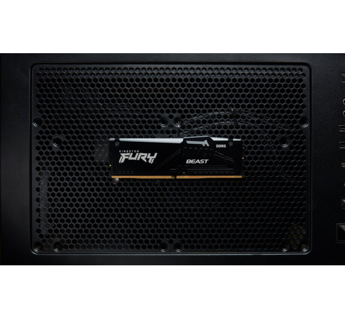 Kingston Модуль пам`яті DDR5 32GB/5600 Kingston Fury Beast RGB Black (KF556C36BBE2A-32)