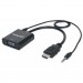 Manhattan Перехідник HDMI M to VGA F Manhattan (151450)