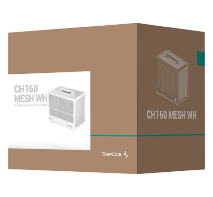 Deepcool Корпус Deepcool CH160 MESH WH