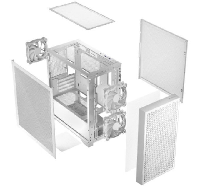 Logic concept Корпус Logic concept DART PRO MINI WHITE MESH (AM-DART-PRO-0000-20)