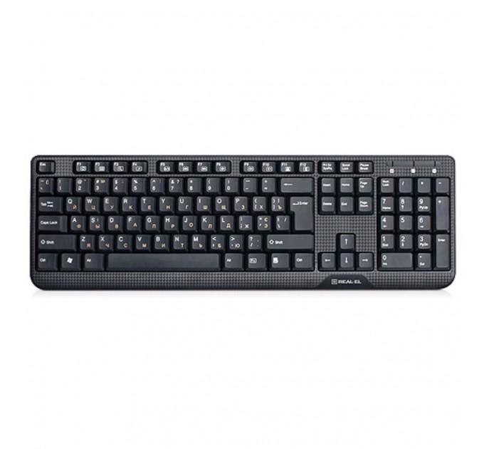 REAL-EL Клавіатура REAL-EL 500 Standard, USB, black