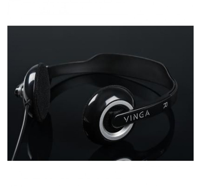Vinga Навушники Vinga HSU60 USB Black (HSU60BK)