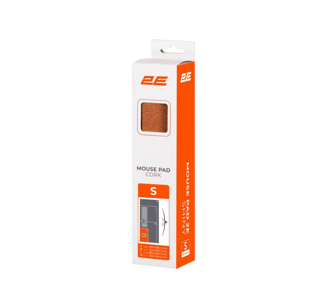 2E Ігрова поверхня 2E Cork S Brown (2E-PAD-S-CORK)