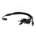 Greenvision Розгалужувач живлення Greenvision GV-DCS 1/8, 12V, DC (25шт) (3590)