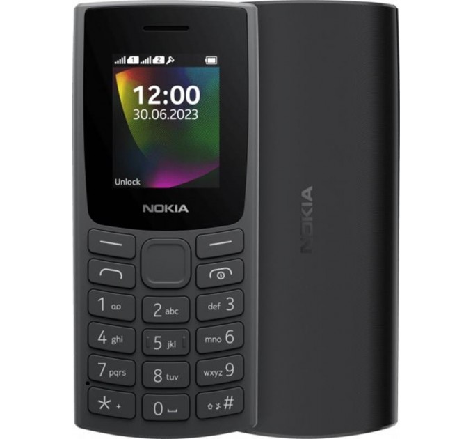 Nokia Мобільний телефон Nokia 106 2023 Dual Sim Charcoal