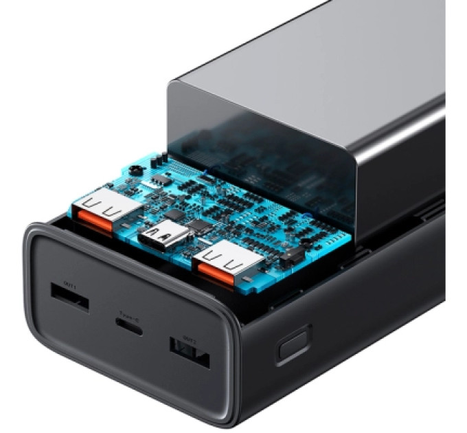 Usams Батарея універсальна Usams PB68 30000mAh PD/3.0/65W, QC/3.0, Black (ATXLOGTC01)