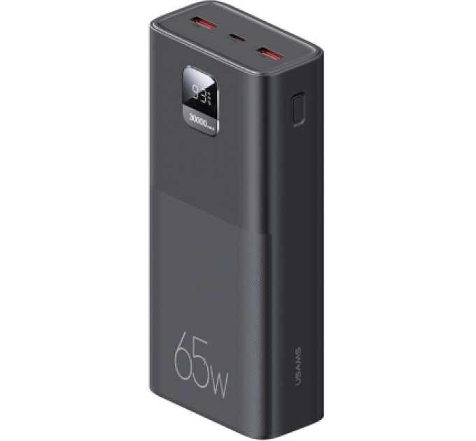 Usams Батарея універсальна Usams PB68 30000mAh PD/3.0/65W, QC/3.0, Black (ATXLOGTC01)