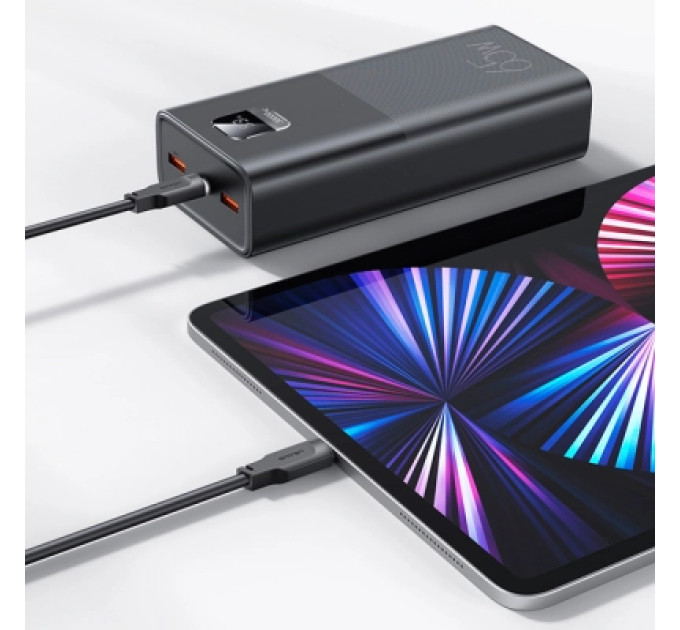 Usams Батарея універсальна Usams PB68 30000mAh PD/3.0/65W, QC/3.0, Black (ATXLOGTC01)
