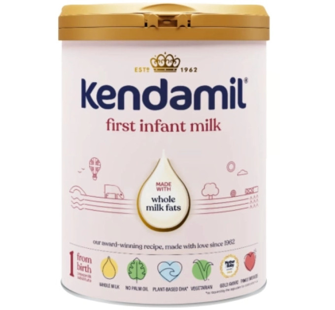 Kendamil Дитяча суміш Kendamil Classic 1 молочна 0-6 місяців 800 г (92000038)