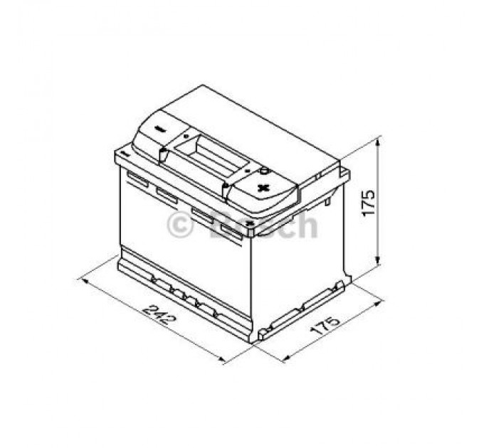 Bosch Акумулятор автомобільний Bosch 60А (0 092 S40 040)