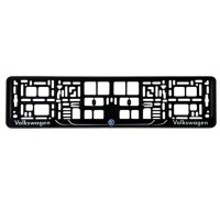 Рамка номерного знака Poputchik Volkswagen (24-118-IS)