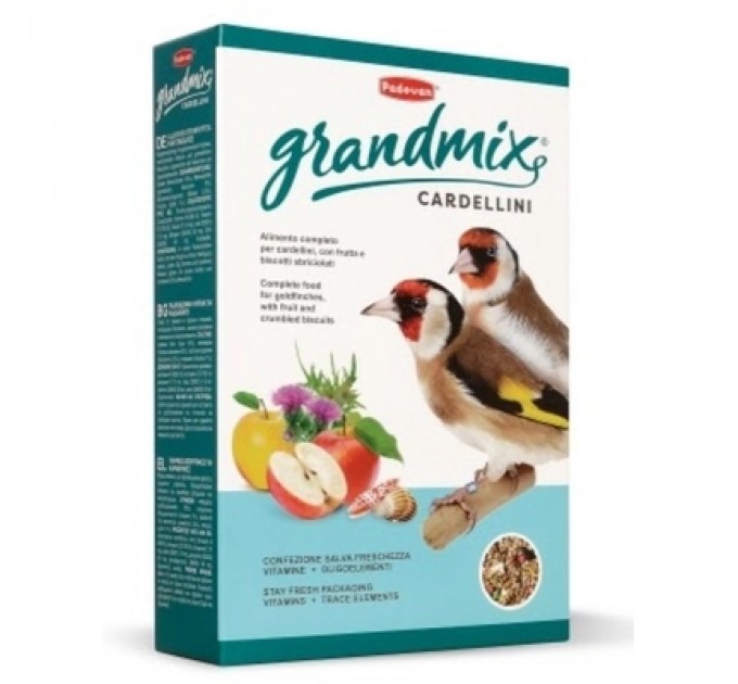 Padovan Корм для птахів Padovan GrandMix Cardellini для щиглів 350 г (8001254006574)