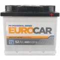 EUROCAR Акумулятор автомобільний EUROCAR 6СТ-52АЗ (0) (-/+) (L3) 480А 12V (E)