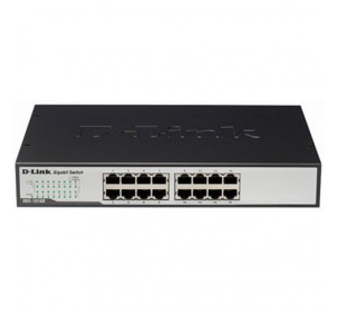 D-Link Комутатор мережевий D-Link DGS-1016D/E1A(F2A,G1A) (DGS-1016D/E1A(F2A,G1A,G2A))
