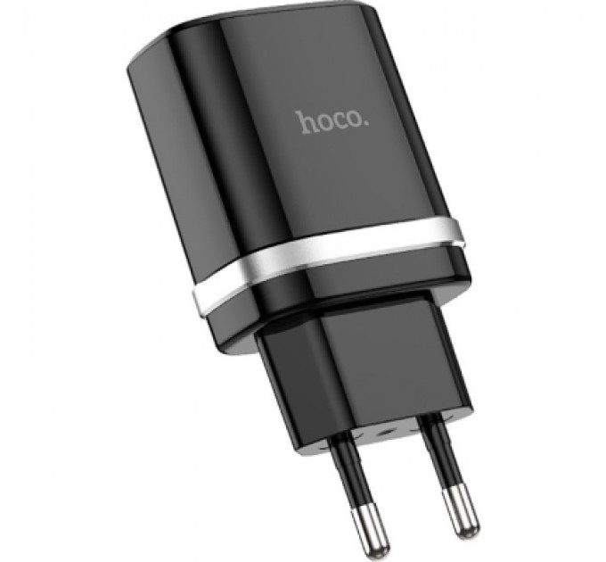 HOCO Зарядний пристрій HOCO C12Q Smart USB QC3.0 18W Black (6931474716255)