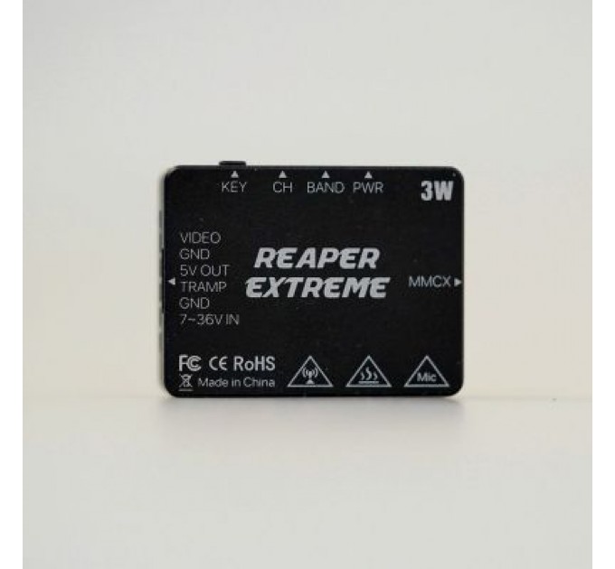 Foxeer Відеопередавач (VTX) Foxeer Reaper Extreme 3W 5.8GHz 72CH (MR1831)