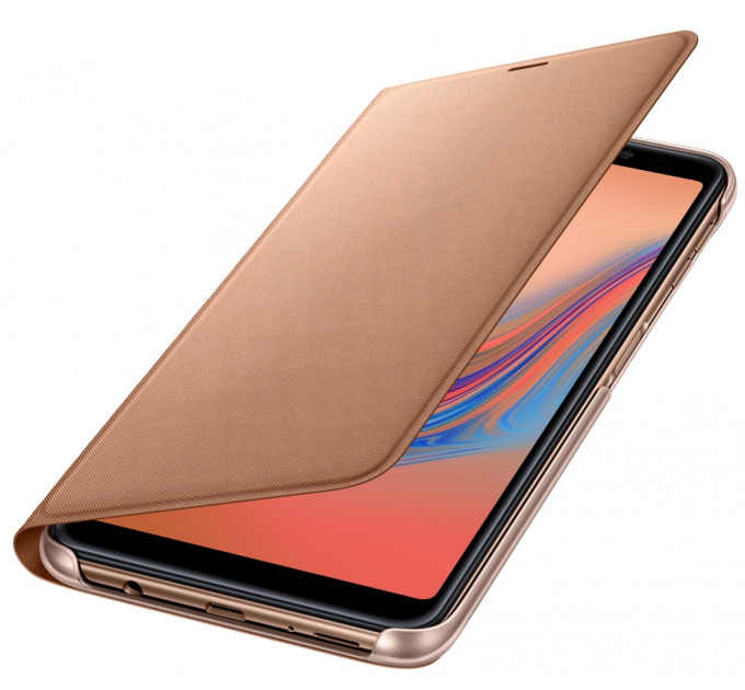 Samsung Чохол-книжка Samsung Wallet Cover для Samsung Galaxy A7 2018 SM-A750 Gold (EF-WA750PFEGRU)