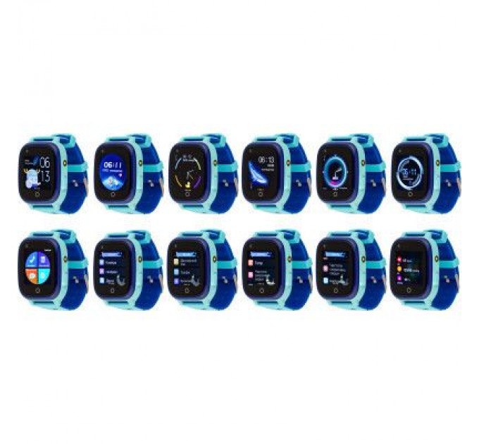 Amigo Смарт-годинник Amigo GO005 4G WIFI Kids waterproof Thermometer Blue (747017)