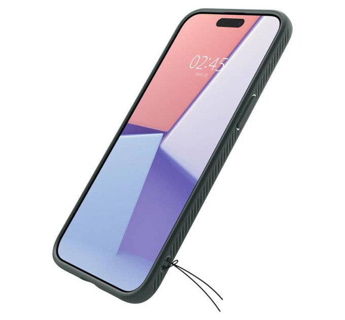 Spigen Чохол-накладка Spigen Liquid Air для Apple iPhone 15 Pro Max Abyss Green (ACS06564)