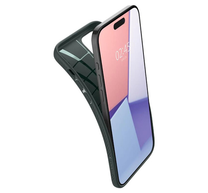 Spigen Чохол-накладка Spigen Liquid Air для Apple iPhone 15 Pro Max Abyss Green (ACS06564)