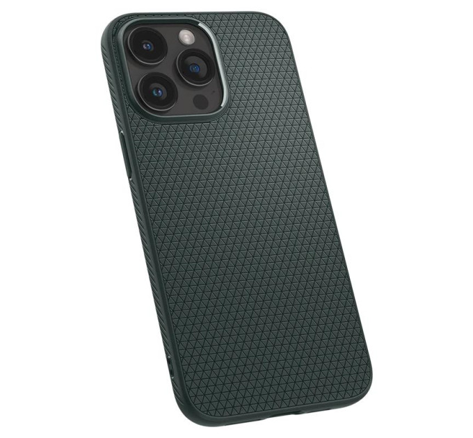 Spigen Чохол-накладка Spigen Liquid Air для Apple iPhone 15 Pro Max Abyss Green (ACS06564)