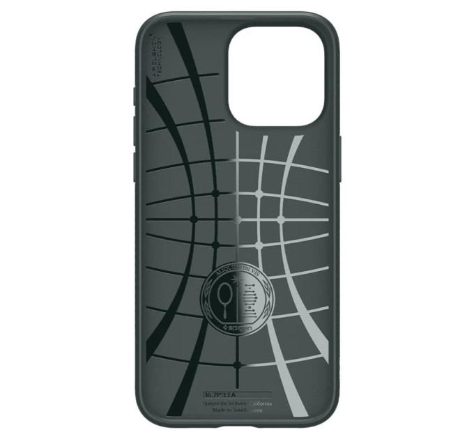 Spigen Чохол-накладка Spigen Liquid Air для Apple iPhone 15 Pro Max Abyss Green (ACS06564)