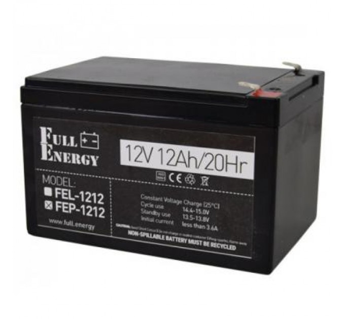 Full Energy Батарея до ДБЖ Full Energy 12В 12Ач (FEP-1212)