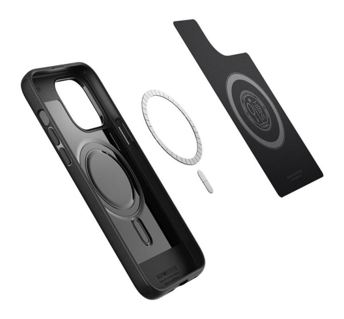 Spigen Чохол-накладка Spigen Mag Armor MagFit для Apple iPhone 14 Pro Matte Black (ACS04989)