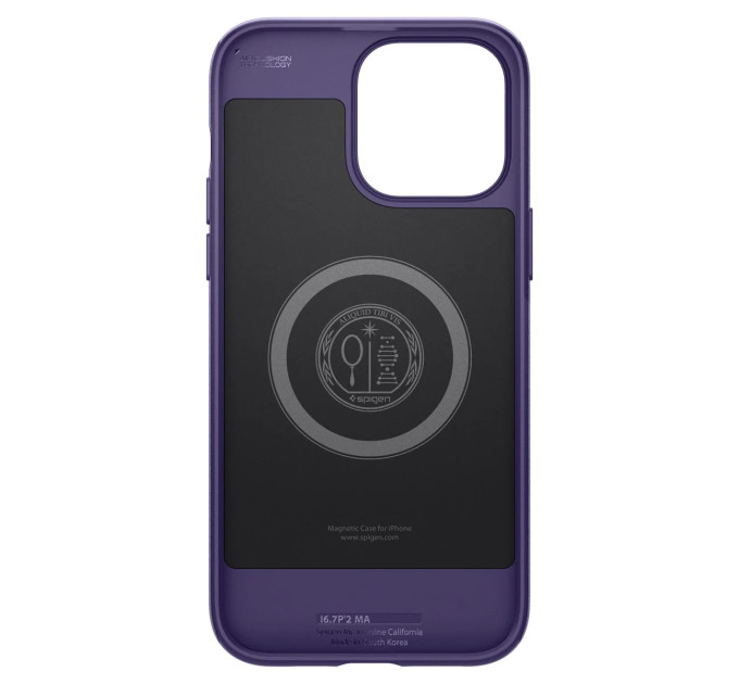 Spigen Чохол-накладка Spigen Mag Armor MagFit для Apple Iphone 14 Pro Max Deep Purple (ACS05584)