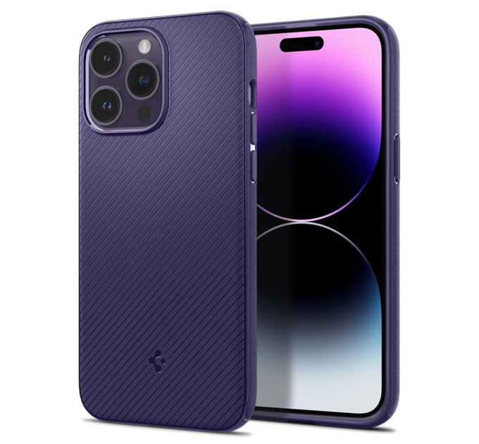 Spigen Чохол-накладка Spigen Mag Armor MagFit для Apple Iphone 14 Pro Max Deep Purple (ACS05584)
