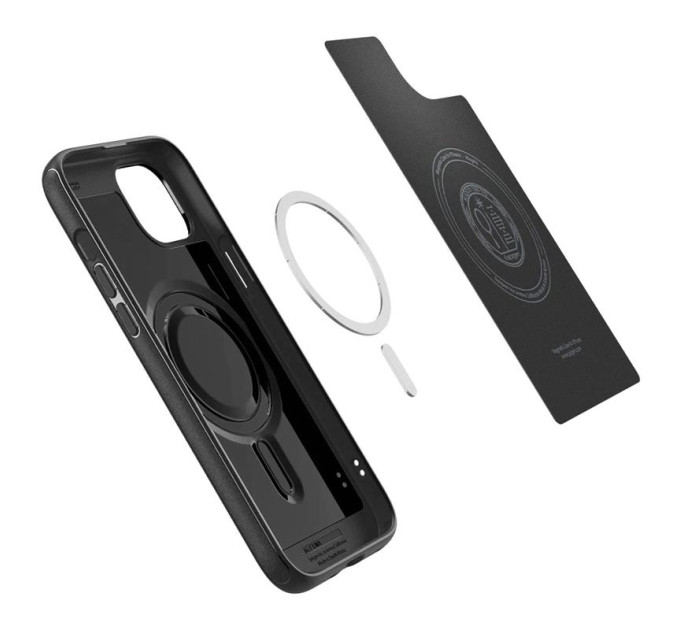 Spigen Чохол-накладка Spigen Mag Armor MagFit для Apple iPhone 15 Matte Black (ACS06815)