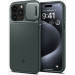 Spigen Чохол-накладка Spigen Optik Armor MagFit для Apple iPhone 15 Pro Abyss Green (ACS06739)