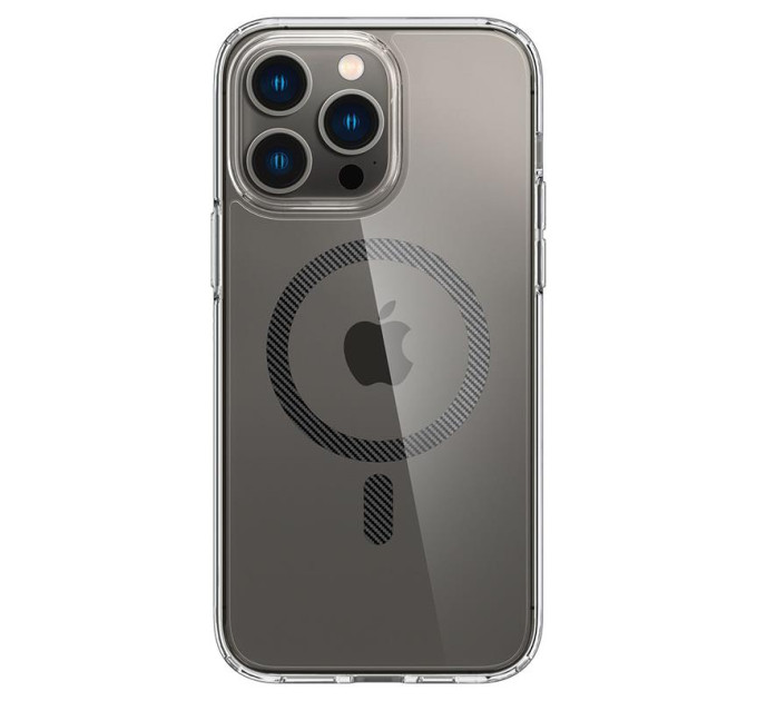 Spigen Чохол-накладка Spigen Ultra Hybrid MagFit для Apple Iphone 14 Pro Max Carbon Fiber (ACS04827)