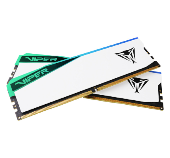 Patriot Модуль пам'яті для комп'ютера DDR5 32GB (2x16GB) 6200 MHz Viper Elite 5 RGB Patriot (PVER532G62C42KW)