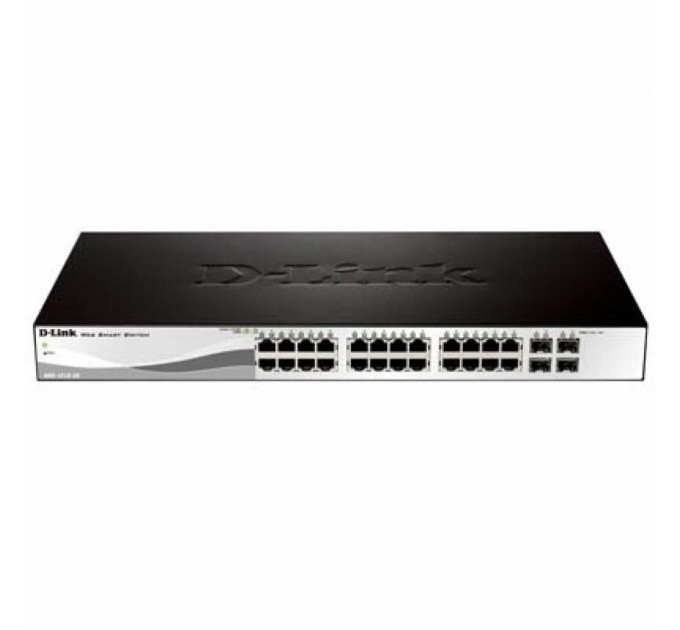 Комутатор мережевий D-Link DGS-1210-28P
