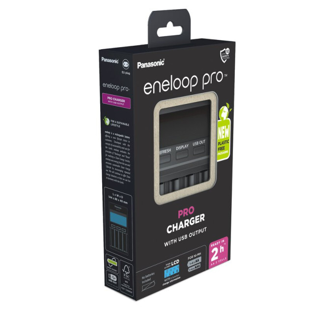 Panasonic Зарядний пристрій Panasonic Eneloop ready AA/AAA (BQ-CC65)