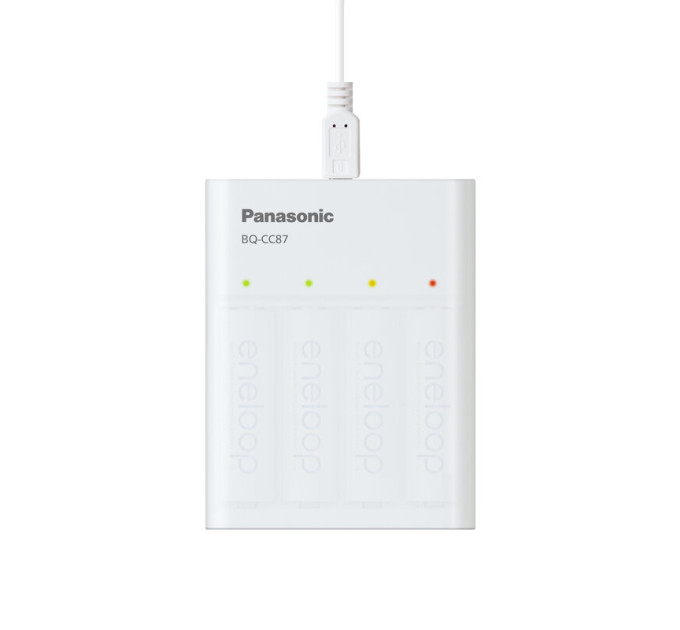 Panasonic Зарядний пристрій Panasonic Eneloop ready USB in/out з функцією Power Bank