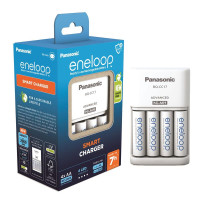 Зарядний пристрій Panasonic Advanced Charger + Eneloop AA/HR06 Ni-Mh 2000 мАh 4 шт.