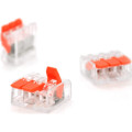 Voltronic З'єднувач кабелю 3-pin аналог WAGO K221-413, 15штпак Voltronic (K221-413/15)