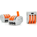 Voltronic З'єднувач кабелю 3-pin аналог WAGO K222-413, 15штпак Voltronic (K222-413/15)