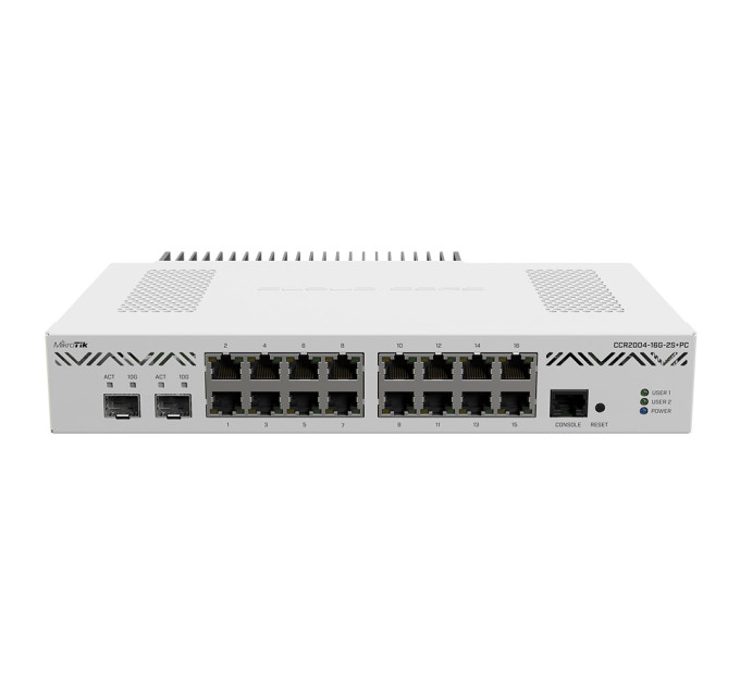 Mikrotik Комутатор мережевий Mikrotik CCR2004-16G-2S+PC