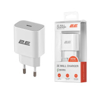 Зарядний пристрій 2E 25W USB-C PD white (2E-WC1USBC25W-W)