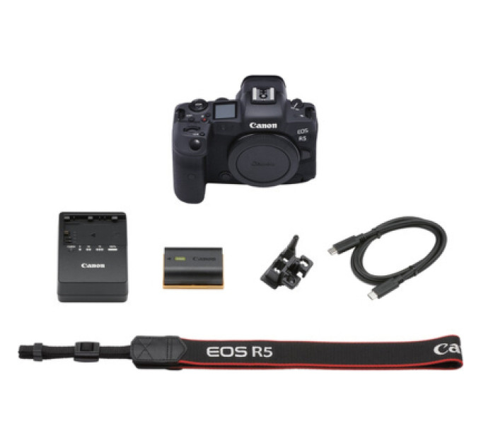 Canon Цифровий фотоапарат Canon EOS R5 + RF 24-105 f/4.0 L IS (4147C069)